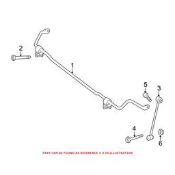 Genuine Mercedes-Benz Suspension Stabilizer Bar Link Bolt 000000001685